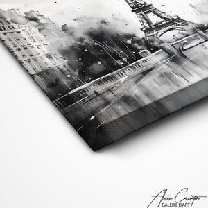 TABLEAU PARIS NOIR ET BLANC Alessio Cacciatore