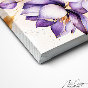 TABLEAU AVEC FLEUR DE LOTUS Alessio Cacciatore