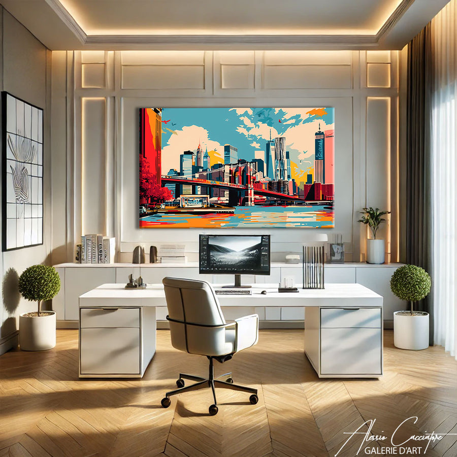 Déco Murale New York – mise en situation