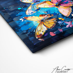 TABLEAU PAPILLONS ACRYLIQUE Alessio Cacciatore