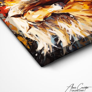 TABLEAU CHEVAL ARTISTE Alessio Cacciatore
