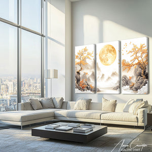 TABLEAU TRIPTYQUE BLANC Alessio Cacciatore