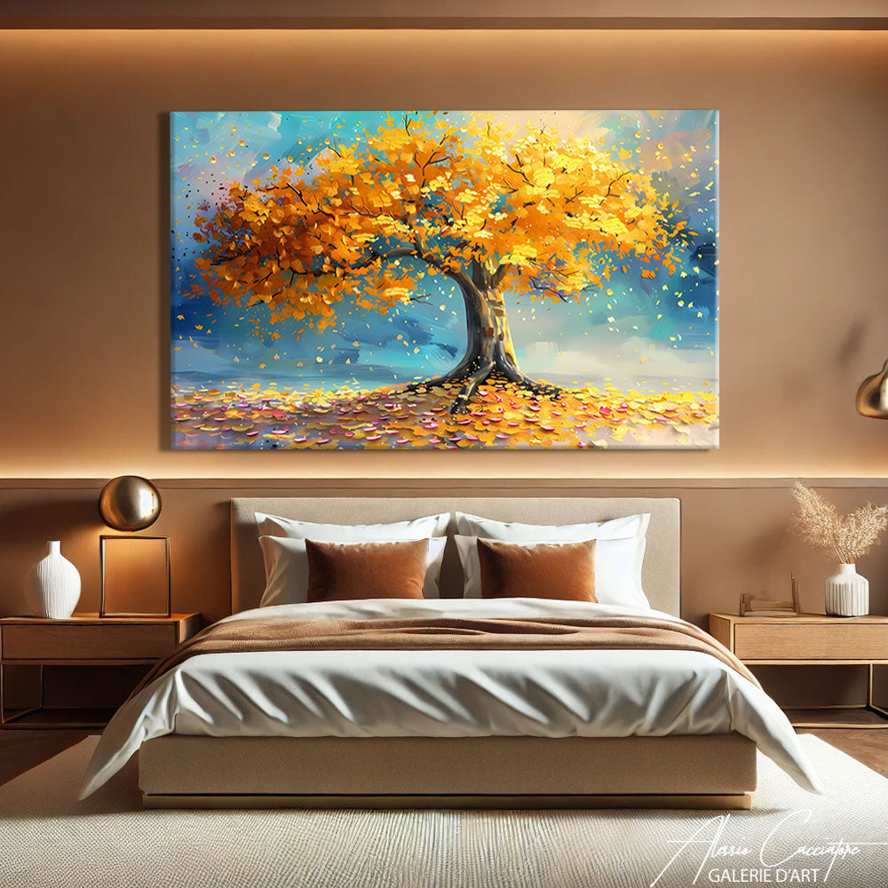 TABLEAU ARBRE DE VIE OR
