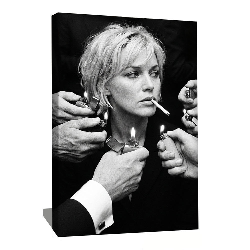 TABLEAU NOIR ET BLANC FÉMININ