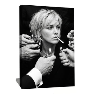 TABLEAU NOIR ET BLANC FÉMININ