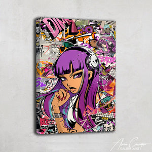 Peinture Graffiti sur Toile