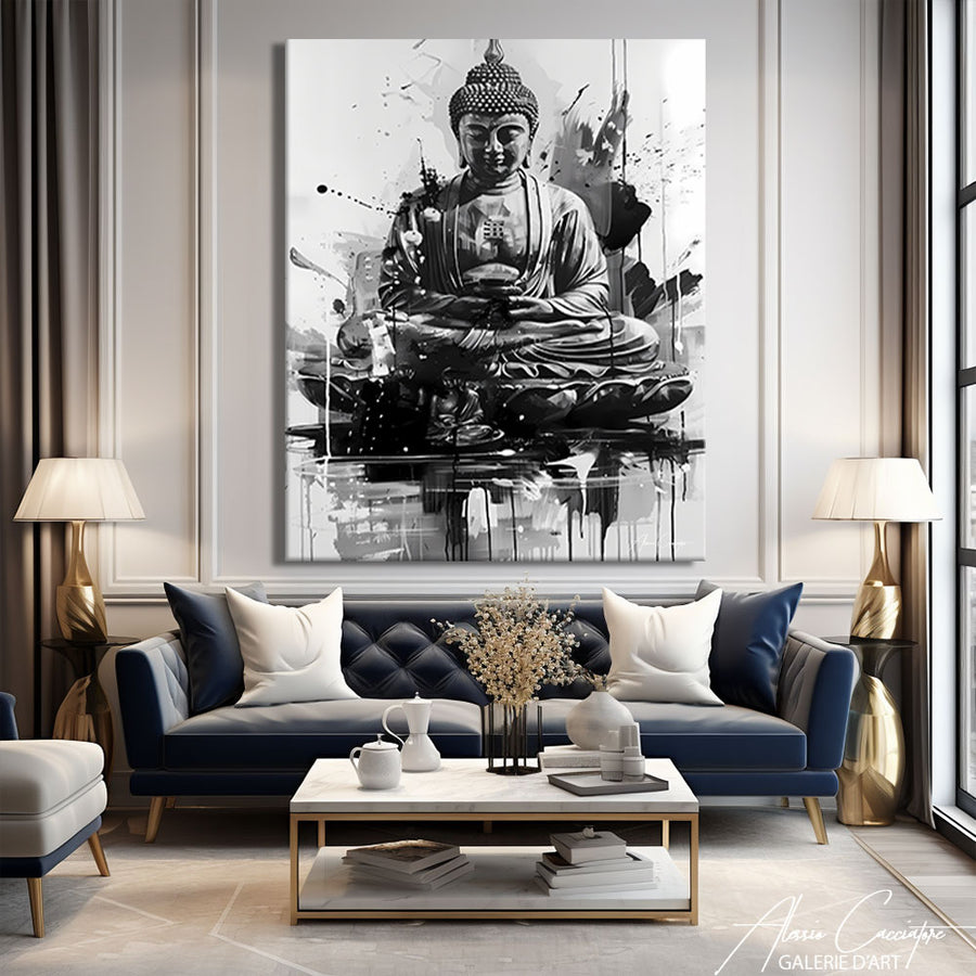 Peinture Bouddhisme Zen – mise en situation