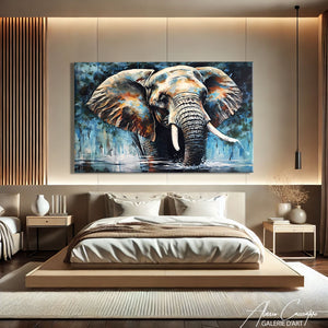TABLEAU ÉLÉPHANT MODERNE