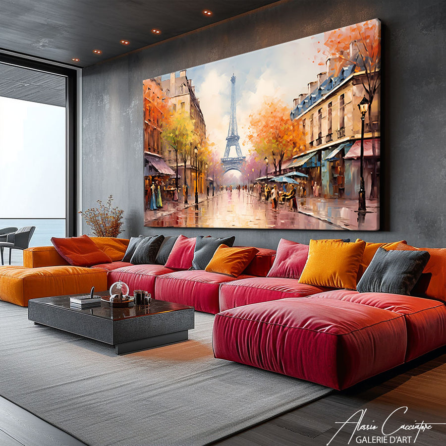 Peinture Aquarelle Paris – mise en situation