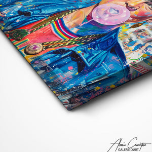 TABLEAU FRIDA KAHLO GRAFFITI AlessioCacciatore