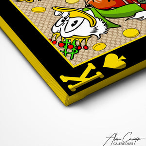 TABLEAU PICSOU GUCCI KING Alessio Cacciatore