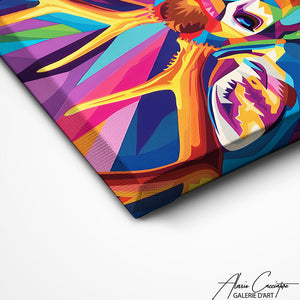 TABLEAU CERF MODERNE Alessio Cacciatore