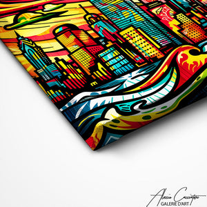 TABLEAU MODERNE NEW YORK Alessio Cacciatore