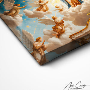 TABLEAU BAROQUE VIERGE MARIE Alessio Cacciatore