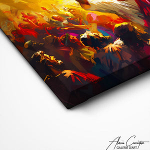 TABLEAU CATHOLIQUE JESUS AlessioCacciatore