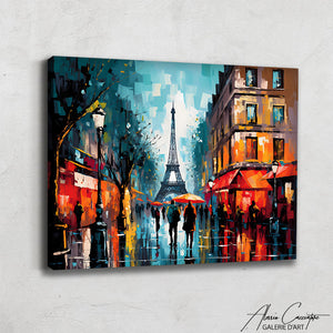 Tableau Tour Eiffel Peintre
