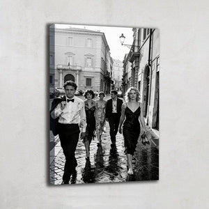 TABLEAU PHOTO NOIR ET BLANC RÉTRO