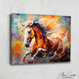 tableau cheval peintre