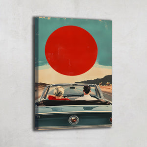 TABLEAU VOITURE STYLE VINTAGE