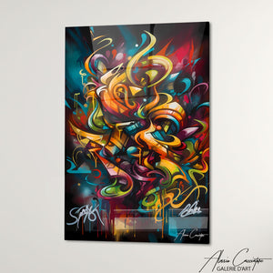TABLEAU GRAFFITI ART Alessio Cacciatore