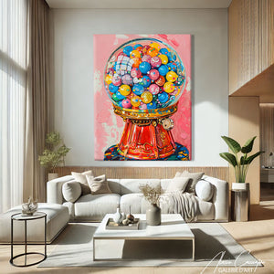 Grand Tableau Salon Moderne