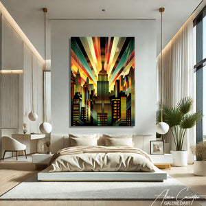 Toile sur Châssis Art Déco