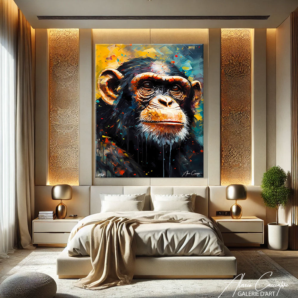 Singe Peinture Art