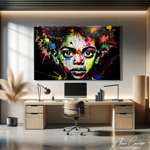 Tableau Pop Art Visage