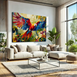 Peinture Oiseau du Paradis