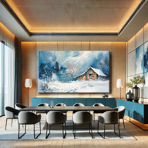 TABLEAU POUR CHALET MONTAGNE Alessio Cacciatore