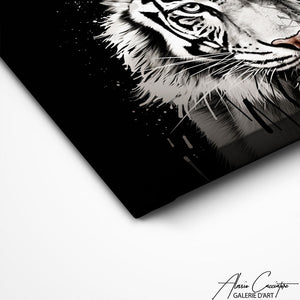 TABLEAU TÊTE TIGRE Alessio Cacciatore
