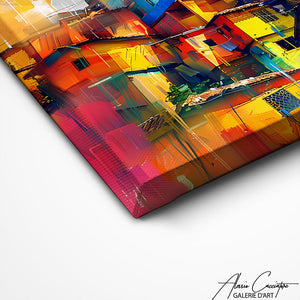 TABLEAU ABSTRAIT COLORÉ AlessioCacciatore