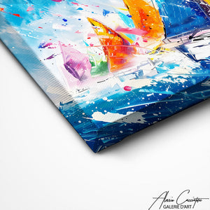 TABLEAU VOILIER MODERNE Alessio Cacciatore