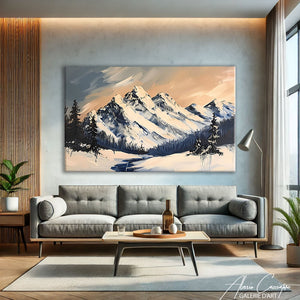 Tableau Montagne Alpes