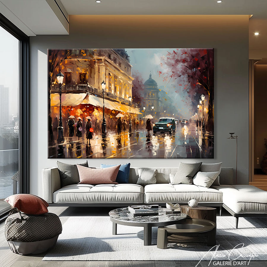 tableau décoration paris – mise en situation