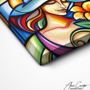 TABLEAU ABSTRAIT CUBIQUE Alessio Cacciatore