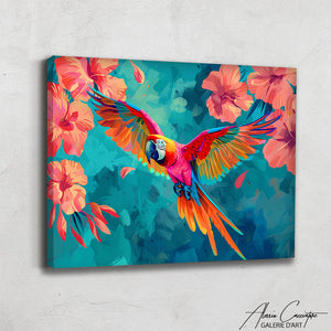 Tableau avec Perroquet