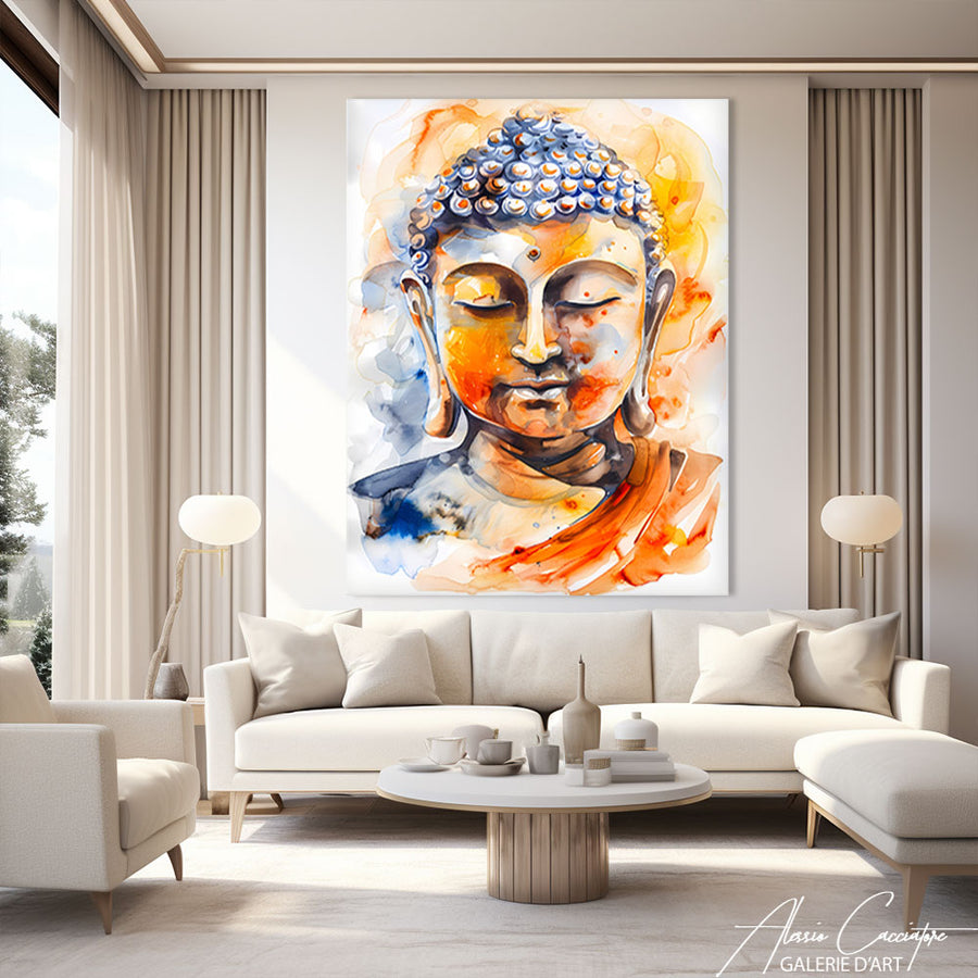 Tableau Déco Bouddha – mise en situation