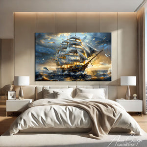 Tableau Bateau Coloré