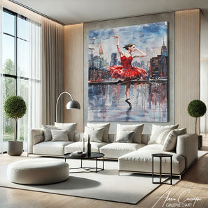 Tableau Salon Abstrait