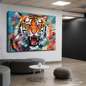 tableau décoration tigre