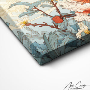 TABLEAU JAPONAIS FLEURS Alessio Cacciatore