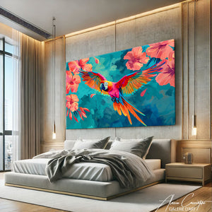 Grand Tableau Perroquet