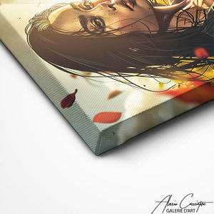 TABLEAU PORTRAIT DE FEMME ART Alessio Cacciatore