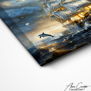 TABLEAU BATEAU DE GUERRE Alessio Cacciatore