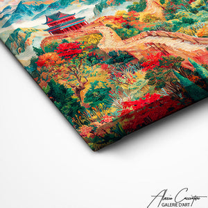 TABLEAU MURAILLE DE CHINE Alessio Cacciatore