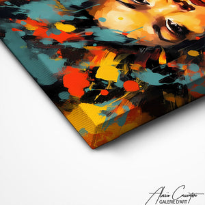 TABLEAU PEINTURE FEMME AFRICAINE Alessio Cacciatore