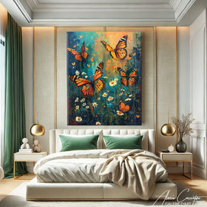 Cadre Papillon Peinture