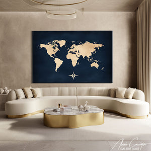 TABLEAU MONDE BLEU Alessio Cacciatore