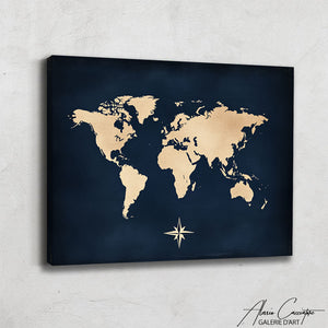 TABLEAU MONDE BLEU Alessio Cacciatore